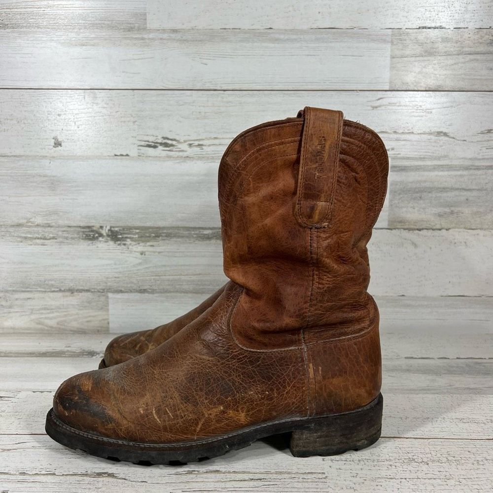 Tecovas Stockton Bison Leather Men's Boots - Picture 2 of 8